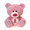 Comes with pink glitter details and an embroidered pink ribbon on the tummy!