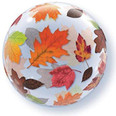 22" Fall Leaves 3D Bubble Balloon