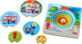 HABA Fire! Fire! Wooden Puzzle with Layered Disks for Ages 12 Months +
