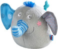 HABA Clutching Toy Nelly The Elephant - Soft Plush Machine Washable Baby Toy with Rattling Noise for Ages 6 Months +