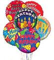 Upgraded Happy Birthday Mylar Bouquet of Balloons