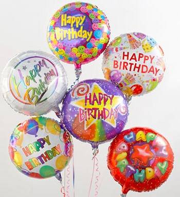 Happy Birthday Mylar Bouquet Of Balloons - Portland Balloon Delivery