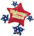35" Welcome Home Stars Cluster Foil Balloon