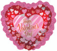 32" Hearts and Hearts Happy Valentine's Day