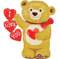 29" Love Bear with Hearts SuperShape