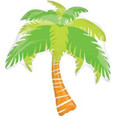 Summer Scene Palm Tree SuperShape