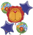 Jungle Animal Birthday Balloon Bouquet