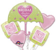 Pink Butterfly Bridal Shower Umbrella