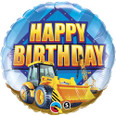 Construction Zone Birthday Foil Balloon