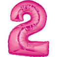 40" Megaloon Number 2 Pink