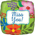 18" Miss You Green Floral