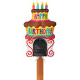 Birthday Cake Happy Birthday Mailbox Balloon