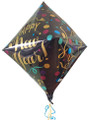 Happy New Year Anglez Confetti Foil Balloon