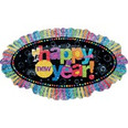 31'' Happy New Year Holographic Marquee Ruffle