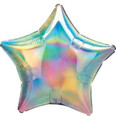 Pastel Rainbow Iridescent Star