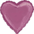 Metallic Lavender Foil Heart Balloon