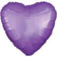 Pearl Lavender Foil Heart Balloon