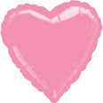 Pastel Pink Pearl Foil Heart Balloon