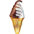 41" Ice Cream Cone Holographic SuperShape