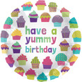 18" Have A  Yummy Birthday Foil Balloon
