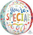 16" You're Special Streamers Orbz Foil Balloon
