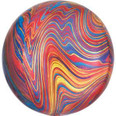 16" Jumbo Colorful Marblez Orbz Foil Balloon