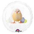 18″ Photographic Easter Chick Magic Color Balloon