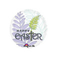 18″ Happy Easter Palm Leaves Foil Balloon