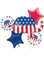 Election Day Republican Patriotic Balloon Bouquet