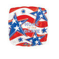 18″ Patriotic Home Of The Brave Foil Balloon