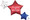 Anagram 39330 Satin Infused Patriotic Star Trio Foil Balloon
UPC  026635393300