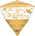 17" For Your Wedding Diamondz Balloon