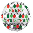 18i" Merry Christmas – Christmas in Lights – Foil Balloon