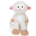 Fuzzy Folk  - Ellie the Lamb 16" White Plush Animal 