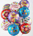 Boxed Candy with One Dozen Birthday Ballons