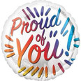 18" Proud of You Rainbow Letters