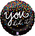 18" You Did It Confetti Holographic