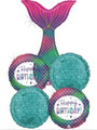 Mermaid Tail Birthday Balloon Bouquet