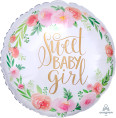 17" Floral Sweet Baby Girl