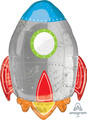 Blast Off Rocket Ship Birthday