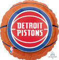 18" NBA Detroit Pistons Basketball Balloon