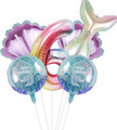 6th Birthday Mermaid Balloon Bouquet