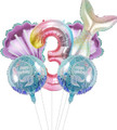 3rd Birthday Mermaid Balloon Bouquet