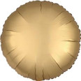 Gold Sateen Satin Luxe Round Balloon