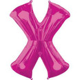 32" Letter "X" Pink