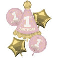 Little Miss One-Derful 1st Birthday Bouquet of Balloons