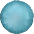18" Metallic Pearl Pastel Blue Round-Circle Foil Balloon