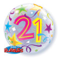 22" 21 Brilliant Stars Bubble Balloon
