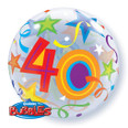 22" 40 Brilliant Stars Bubble Balloon