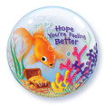 22" Feeling Better Fish Bowl Bubble Balloon